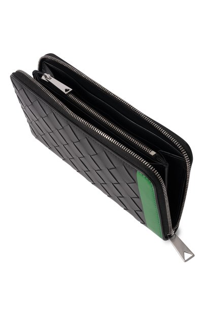 Кожаное портмоне BOTTEGA VENETA черного цвета по цене 121500 руб., арт. 814838/V6UF1, фото 3 Кожаное портмоне BOTTEGA VENETA, арт. 814838/V6UF1, фото 3