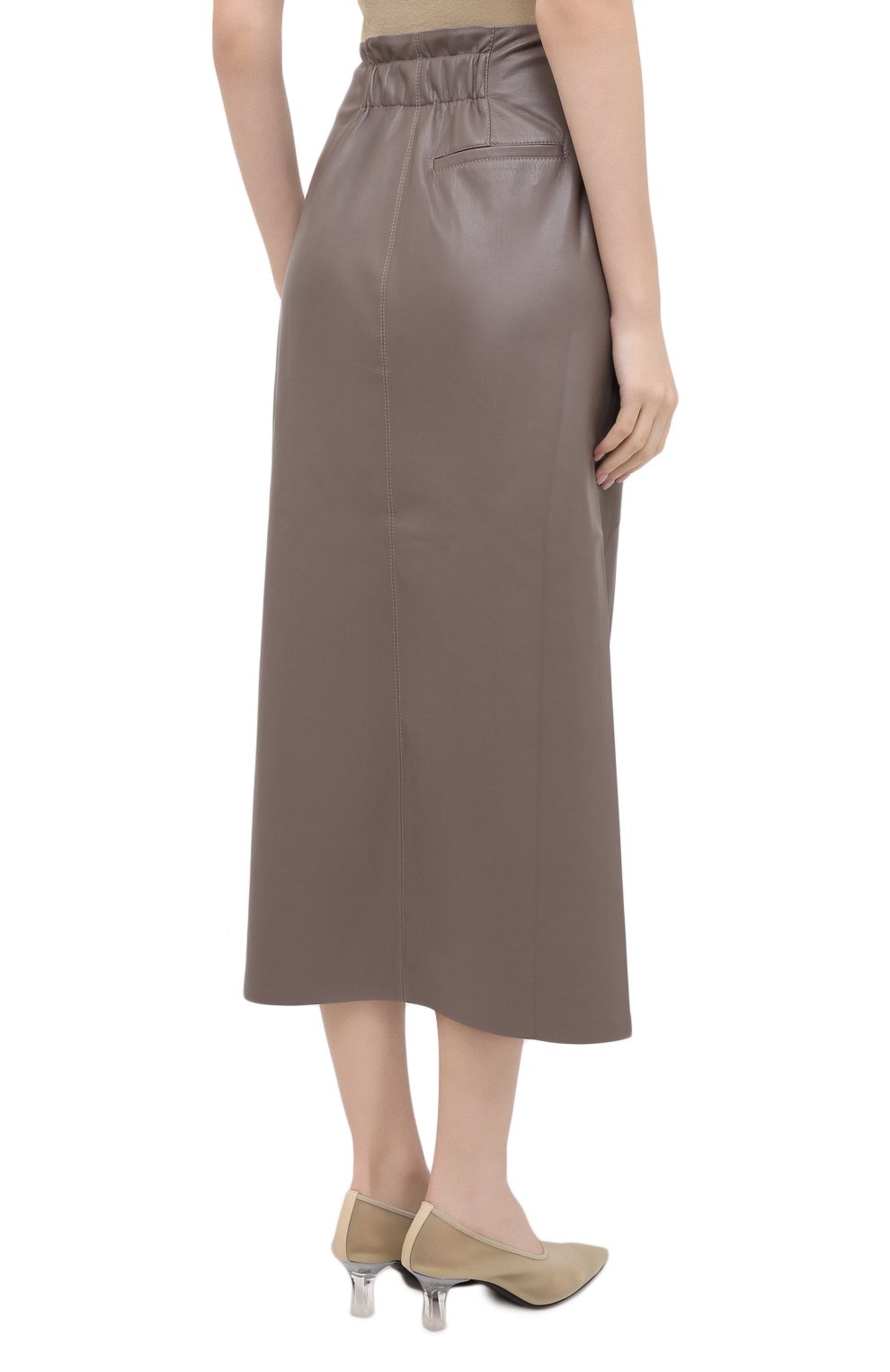 Юбка из экокожи NANUSHKA, арт. AMAS_CLAY_VEGAN LEATHER, фото 4