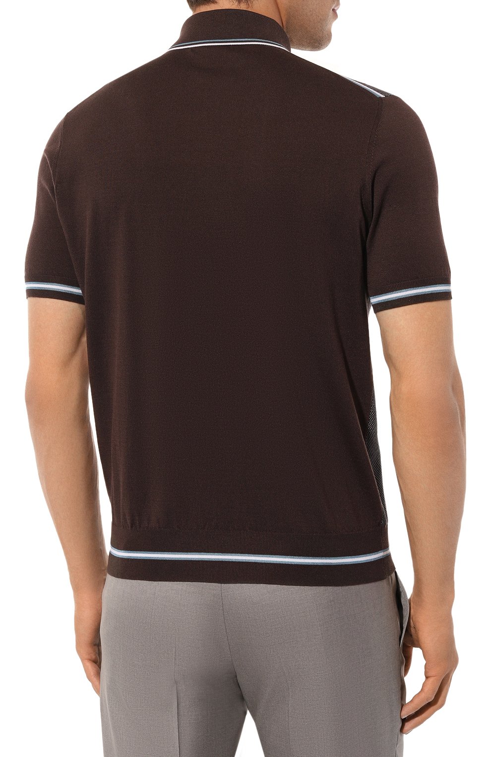 Поло из шелка и хлопка STEFANO RICCI, арт. K818044P13/F23172, фото 4