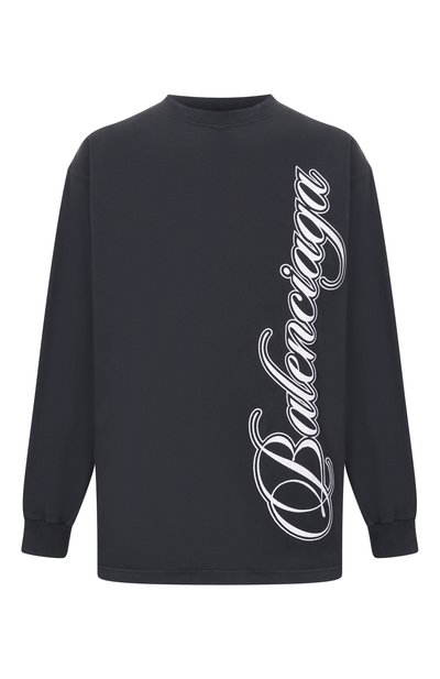 Мужская хлопковый лонгслив BALENCIAGA, арт. 850404/TTVM7