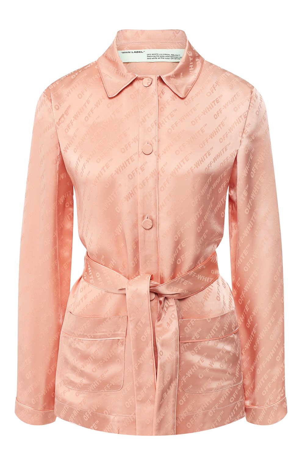 Атласная блузка OFF-WHITE, арт. 0WGA051R19C860570300, фото 1