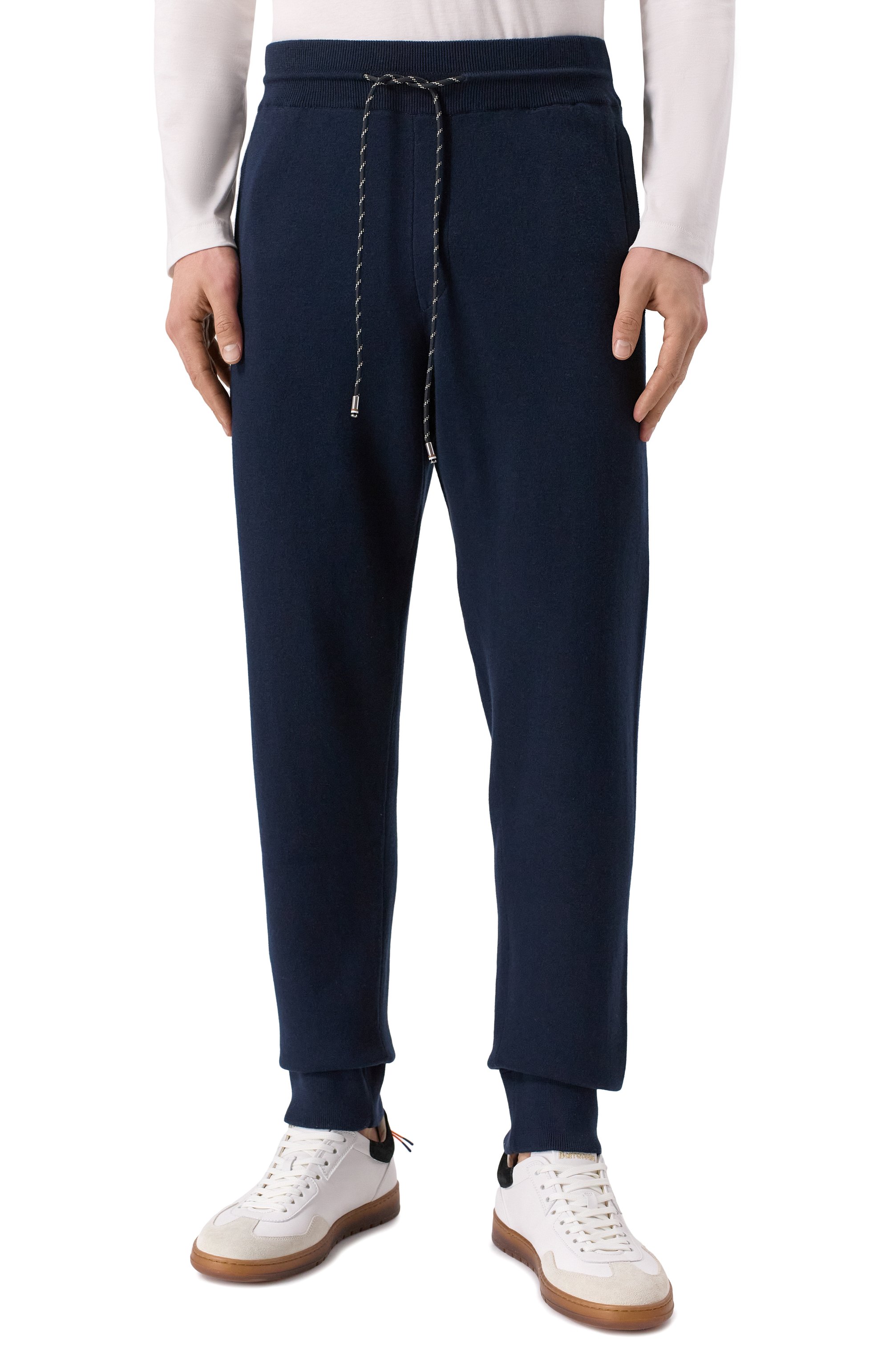 Джоггеры из хлопка и шерсти BOSS, арт. 50543154, фото 3