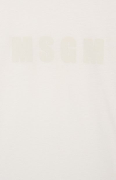 Хлопковая футболка MSGM KIDS, арт. S6MSJUTH151, фото 3