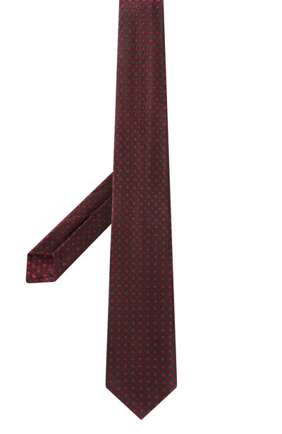 Шелковый галстук KITON бордового цвета по цене 41650 руб., арт. UCRVKPC02M83, фото 3 Шелковый галстук KITON, арт. UCRVKPC02M83, фото 3