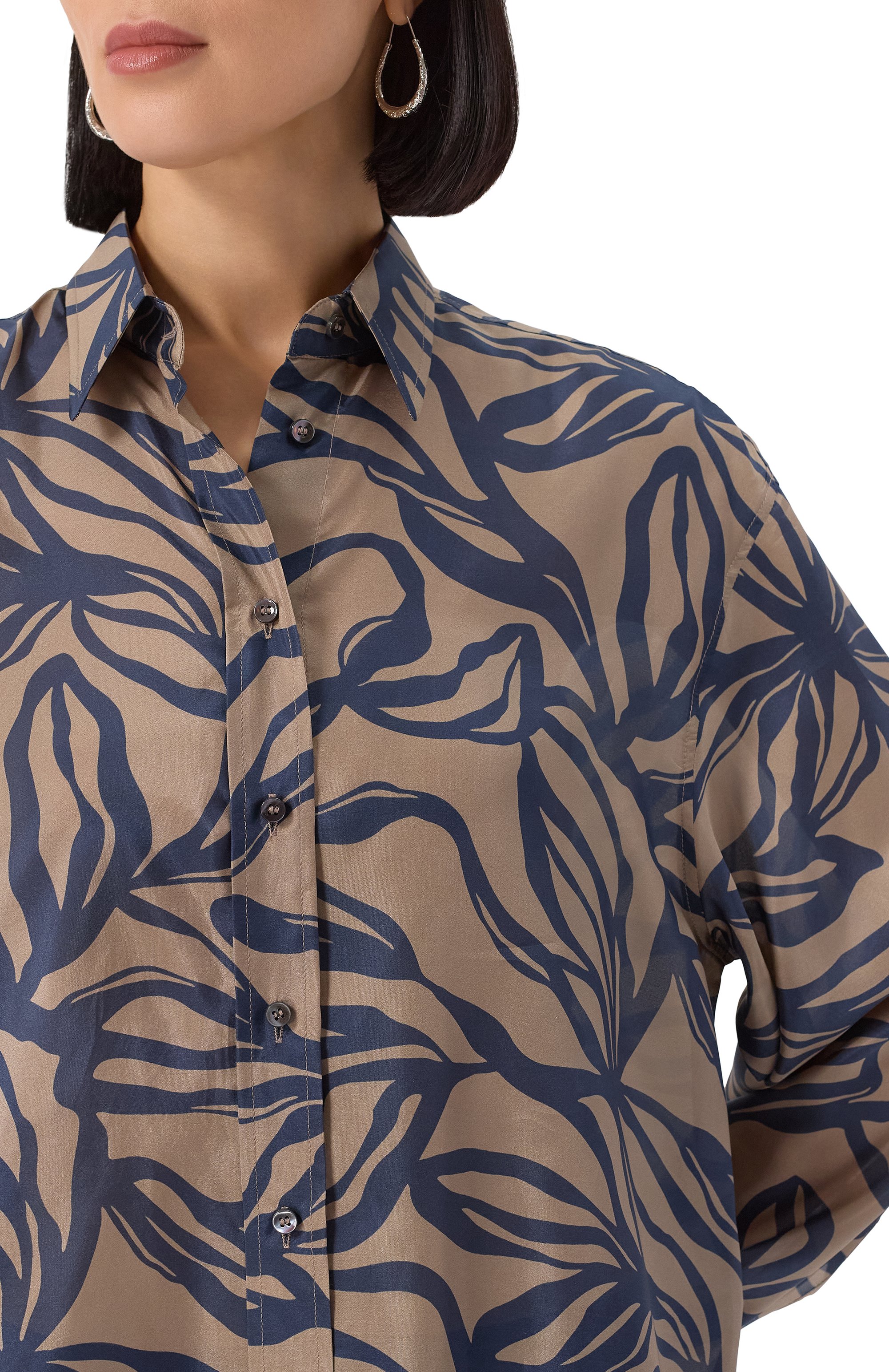 Шелковая рубашка BRUNELLO CUCINELLI, арт. MP941RL716, фото 5