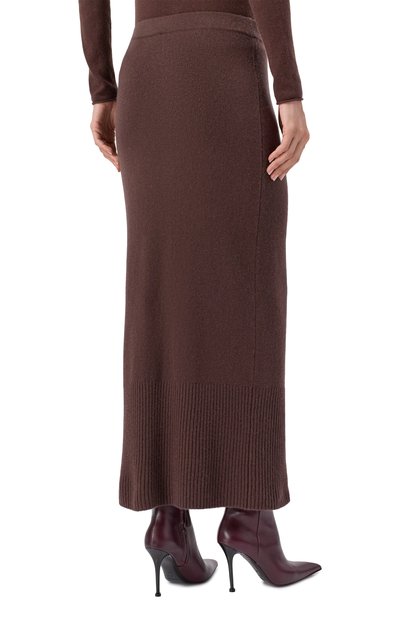 Кашемировая юбка FTC коричневого цвета по цене 55750 руб., арт. 10000-0240, фото 4 Кашемировая юбка FTC, арт. 10000-0240, фото 4