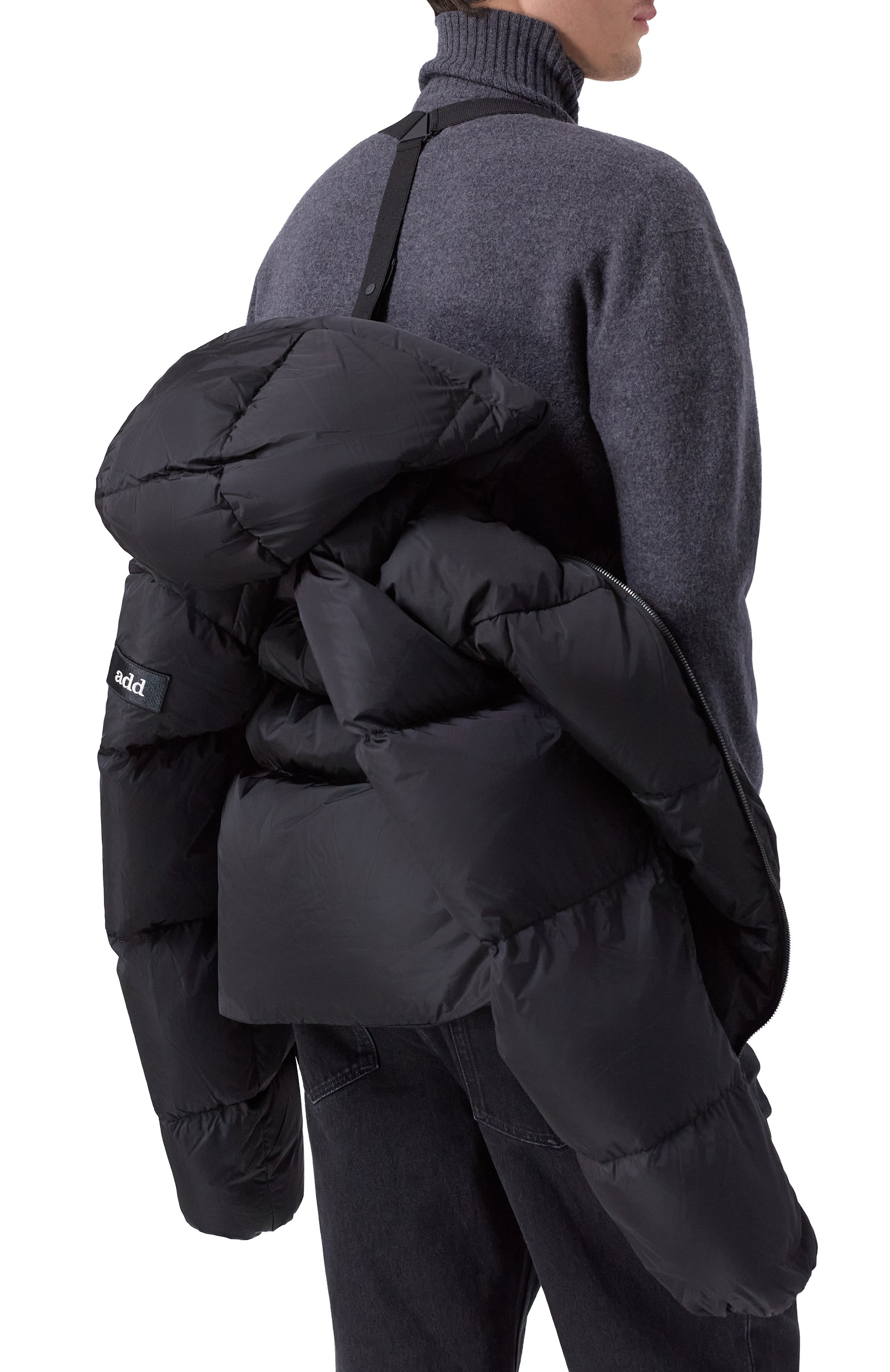 Пуховик ADD черного цвета по цене 96200 руб., арт. 12AMH030R, фото 7 Пуховик ADD, арт. 12AMH030R, фото 7