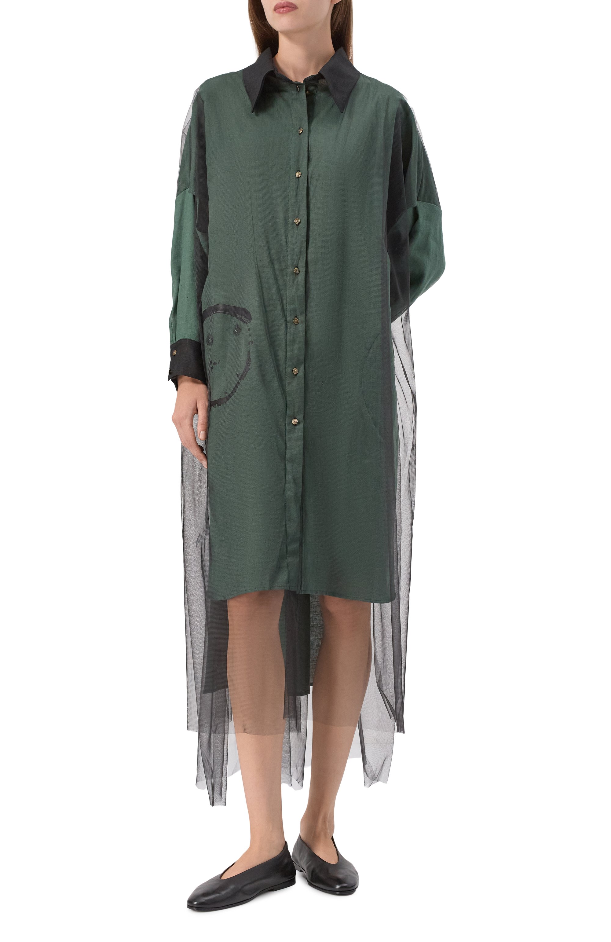 Льняное платье MIDGARD PARIS, арт. DS25LN-OS-GN, фото 2