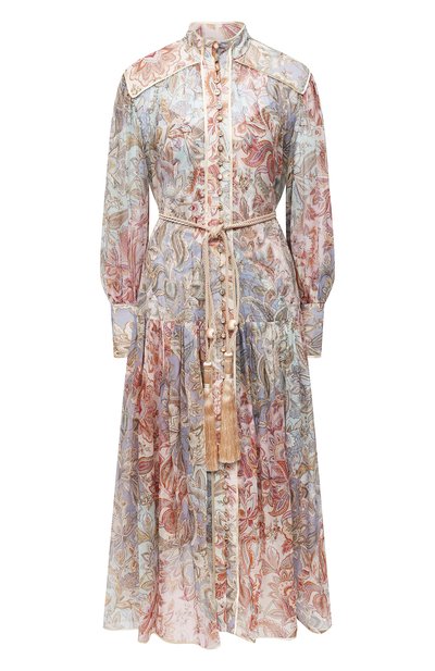 Женское шелковое платье ZIMMERMANN, арт. 9180DLKY