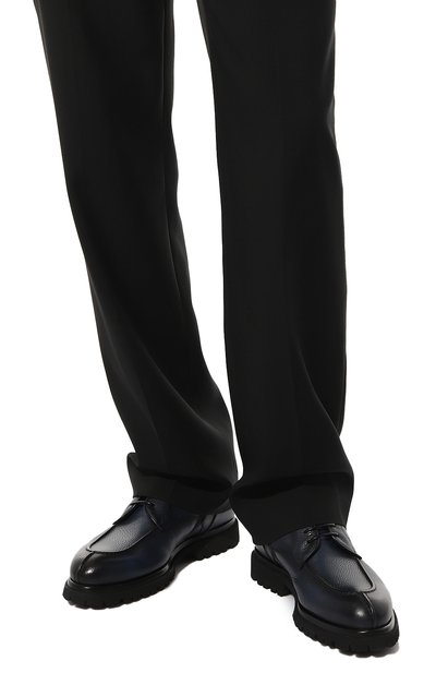 Кожаные ботинки MVST темно-синего цвета по цене 87350 руб., арт. 7467011.31730500, фото 3 Кожаные ботинки MVST, арт. 7467011.31730500, фото 3