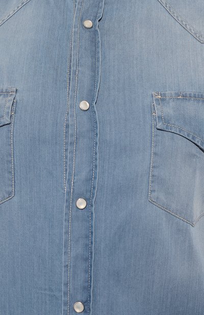 Джинсовая рубашка BRUNELLO CUCINELLI, арт. MR6834008W, фото 5