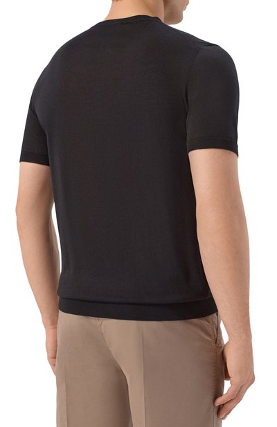 Шелковый джемпер CORNELIANI, арт. 27M901/2725107, фото 4