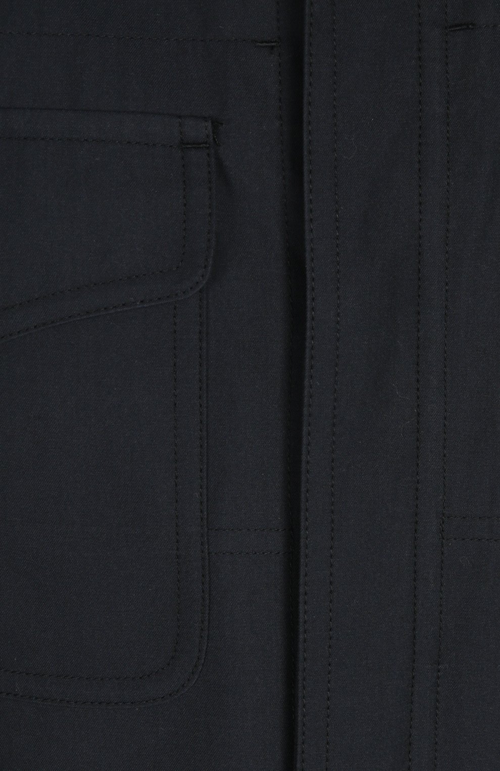 Хлопковая куртка-сафари на пуговицах TOM FORD темно-синего цвета по цене 230500 руб., арт. BI068TF0394, фото 3 Хлопковая куртка-сафари на пуговицах TOM FORD, арт. BI068TF0394, фото 3