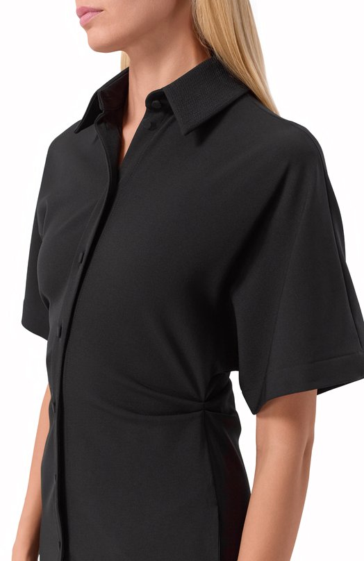 Шерстяное платье Agnona TR1009E/UW022E Чёрный  TR1009E/UW022E Фото 5