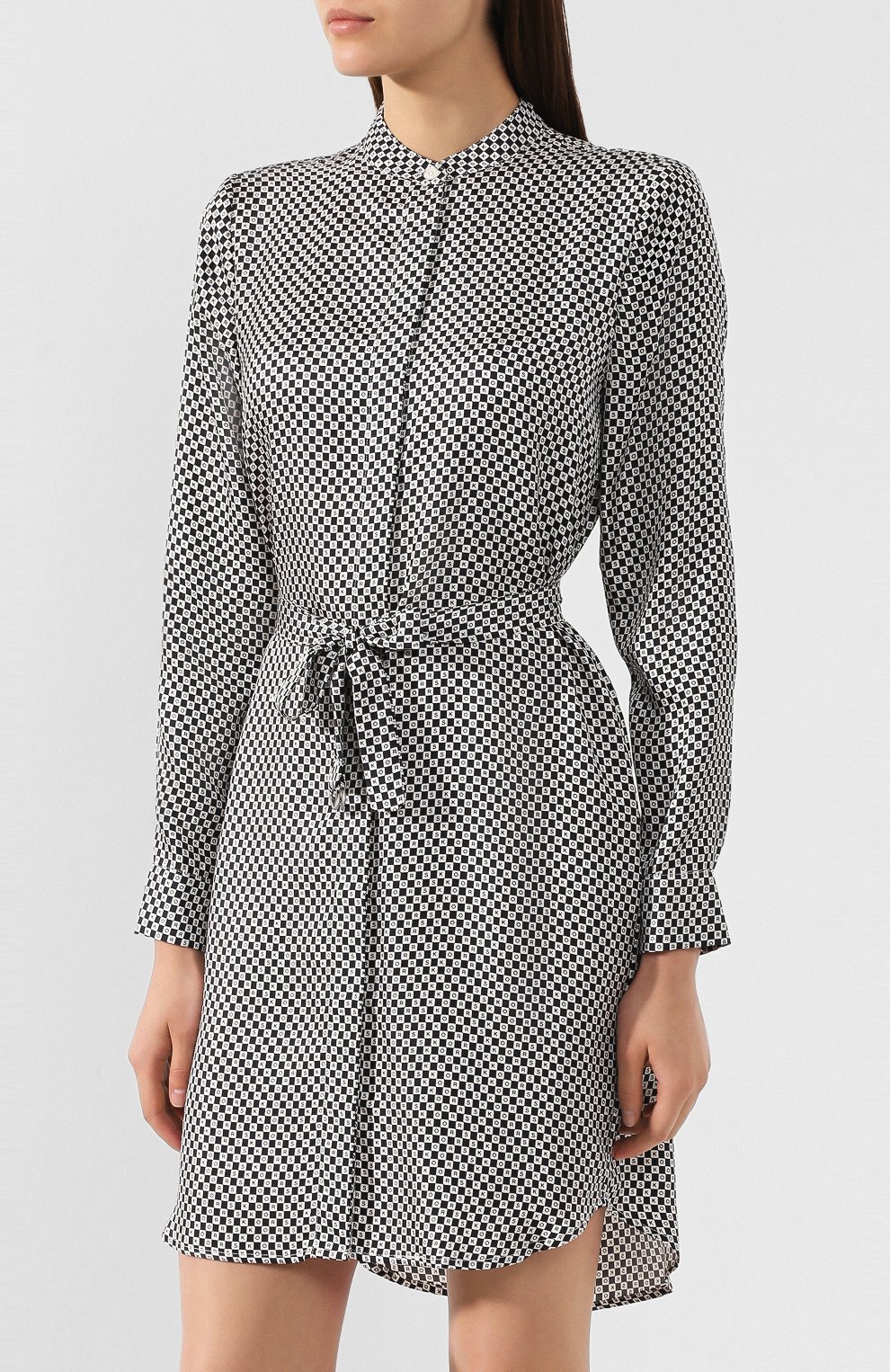 Шелковое платье MICHAEL MICHAEL KORS, арт. MU98WNCC7G, фото 3
