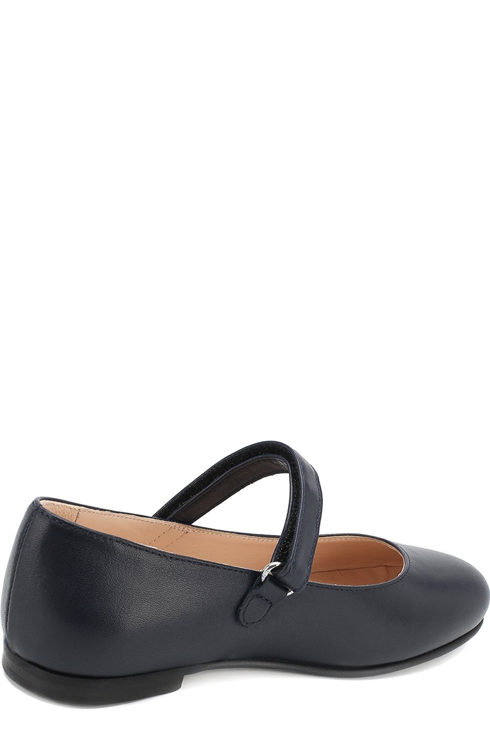 Кожаные туфли с застежками велькро IL GUFO синего цвета по цене 13900 руб., арт. G289/VITELL0 NAPPAC0/27-30, фото 3 Кожаные туфли с застежками велькро IL GUFO, арт. G289/VITELL0 NAPPAC0/27-30, фото 3