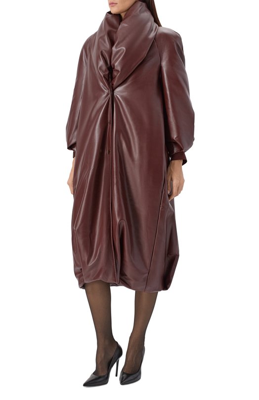 Куртка из экокожи ROWEN ROSE C0AT_RR437_V2/EC0 LEATHER Коричневый  C0AT_RR437_V2/EC0 LEATHER Фото 3