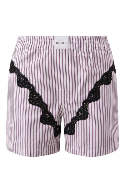 Женские хлопковые шорты THE ATTICO, арт. 250WCQ00002/CCC054AA