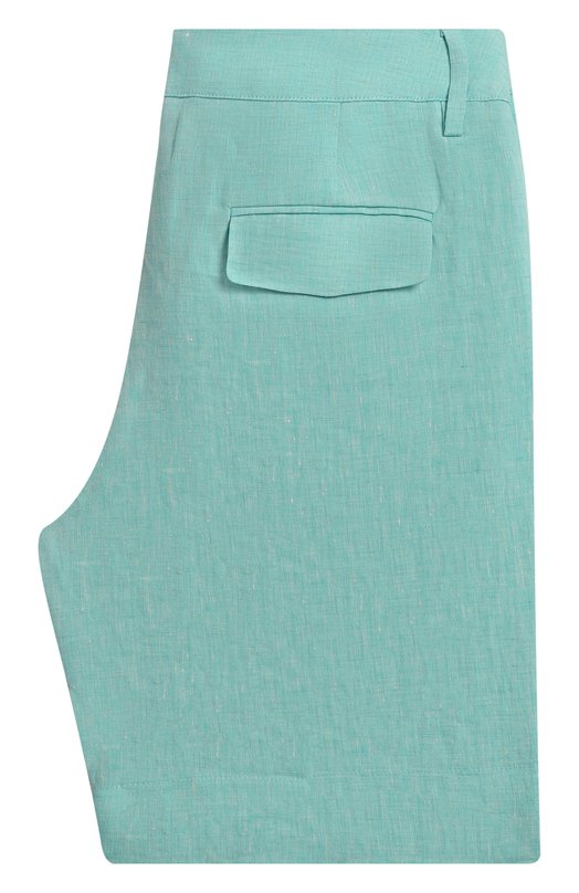 Льняные шорты malo Голубой, фото 3