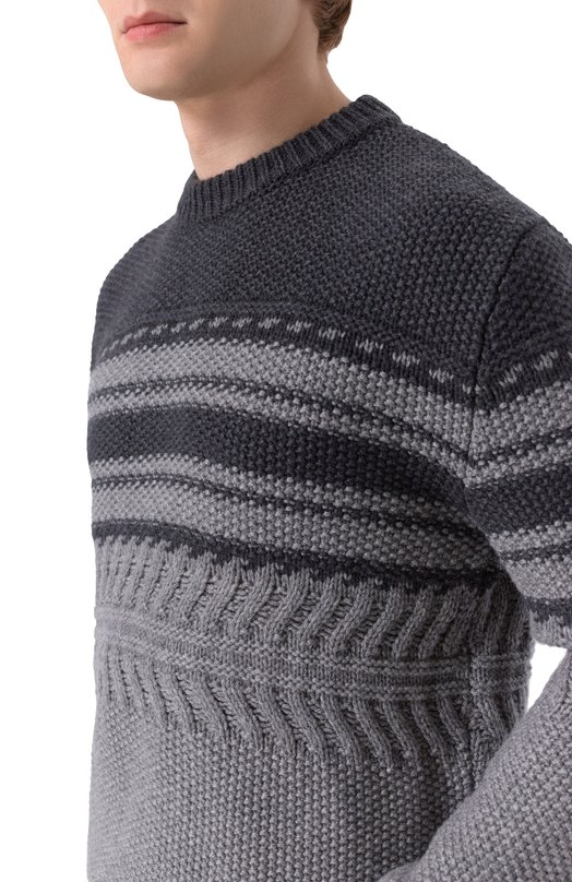 Кашемировый джемпер MVST M25.1MM.K002/K003 Серый  M25.1MM.K002/K003 Фото 5