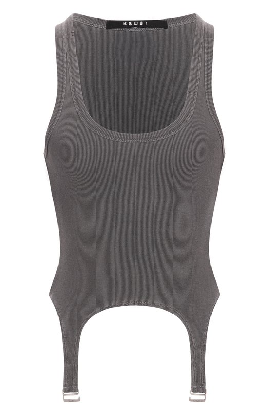 Хлопковая майка Ksubi WPF25SI003 Серый WPF25SI003