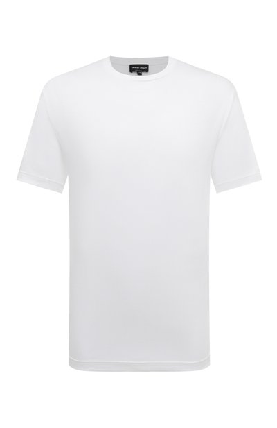 Мужская хлопковая футболка GIORGIO ARMANI, арт. 6LSM90/SJTKZ