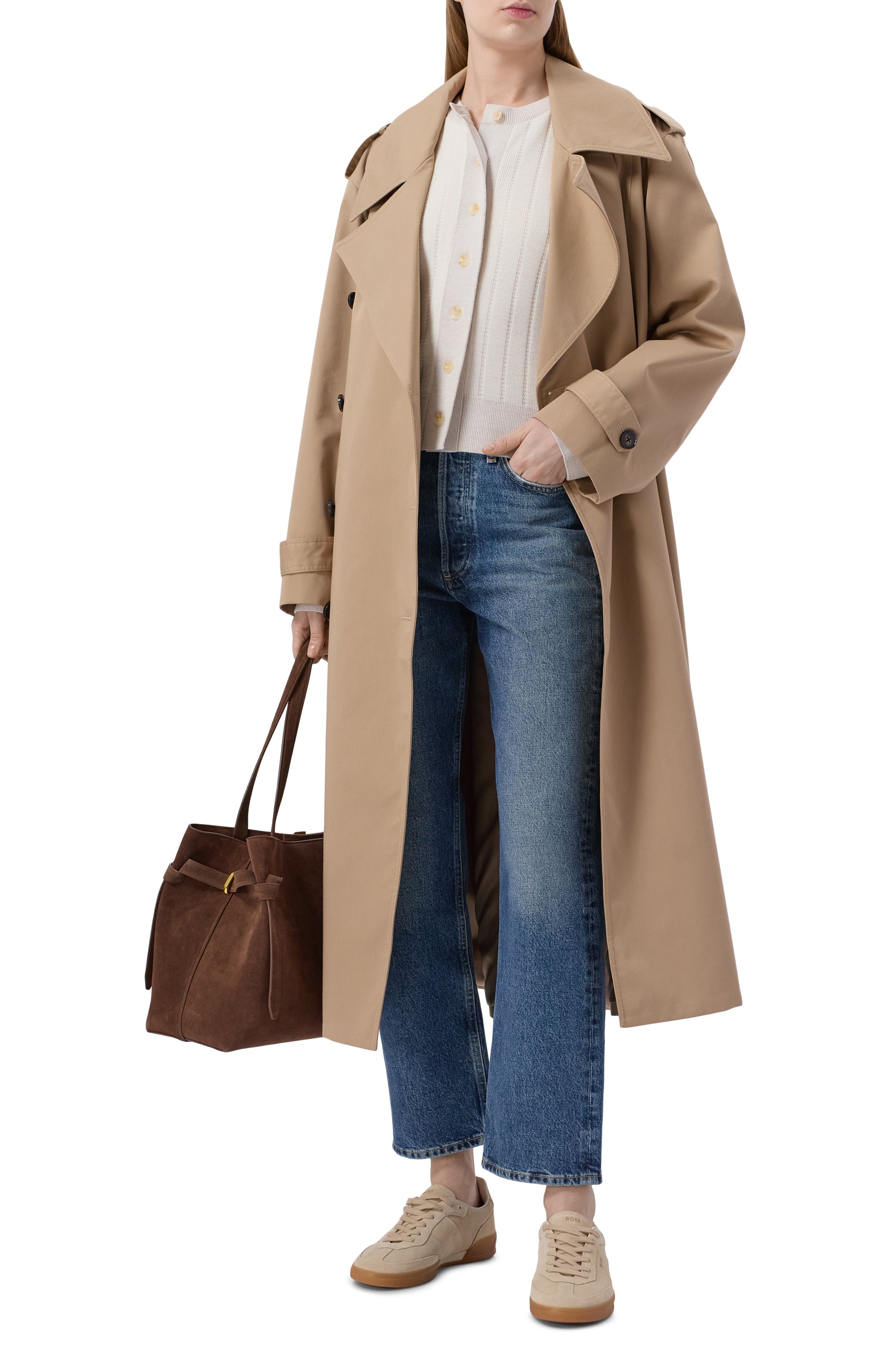 Замшевые кеды brenta BOSS, арт. 50536645, фото 3