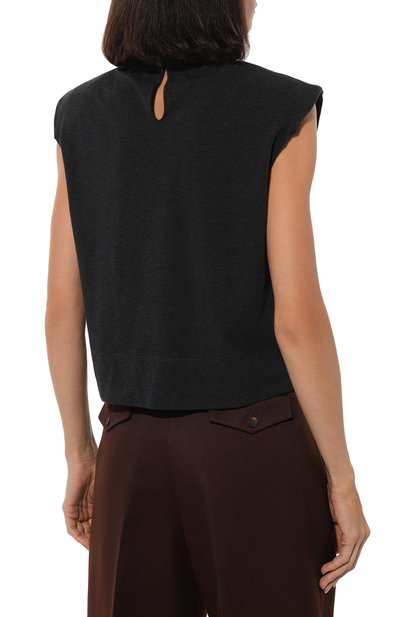 Хлопковый топ BRUNELLO CUCINELLI, арт. M0T18B1210, фото 4