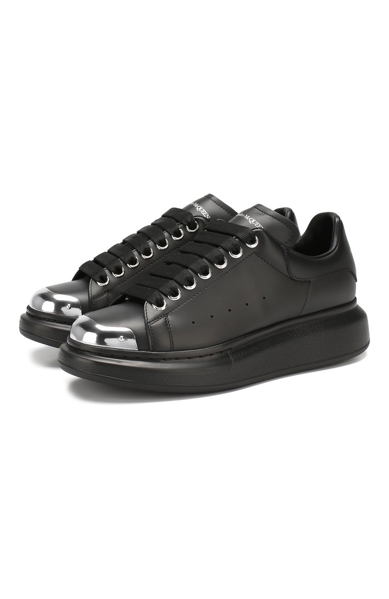 Кожаные кеды ALEXANDER MCQUEEN, арт. 571029/WHQYW, фото 1