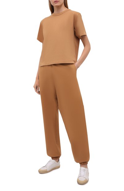 Хлопковая футболка HERON PRESTON FOR CALVIN KLEIN коричневого цвета по цене 12550 руб., арт. K20K203539, фото 2 Хлопковая футболка HERON PRESTON FOR CALVIN KLEIN, арт. K20K203539, фото 2