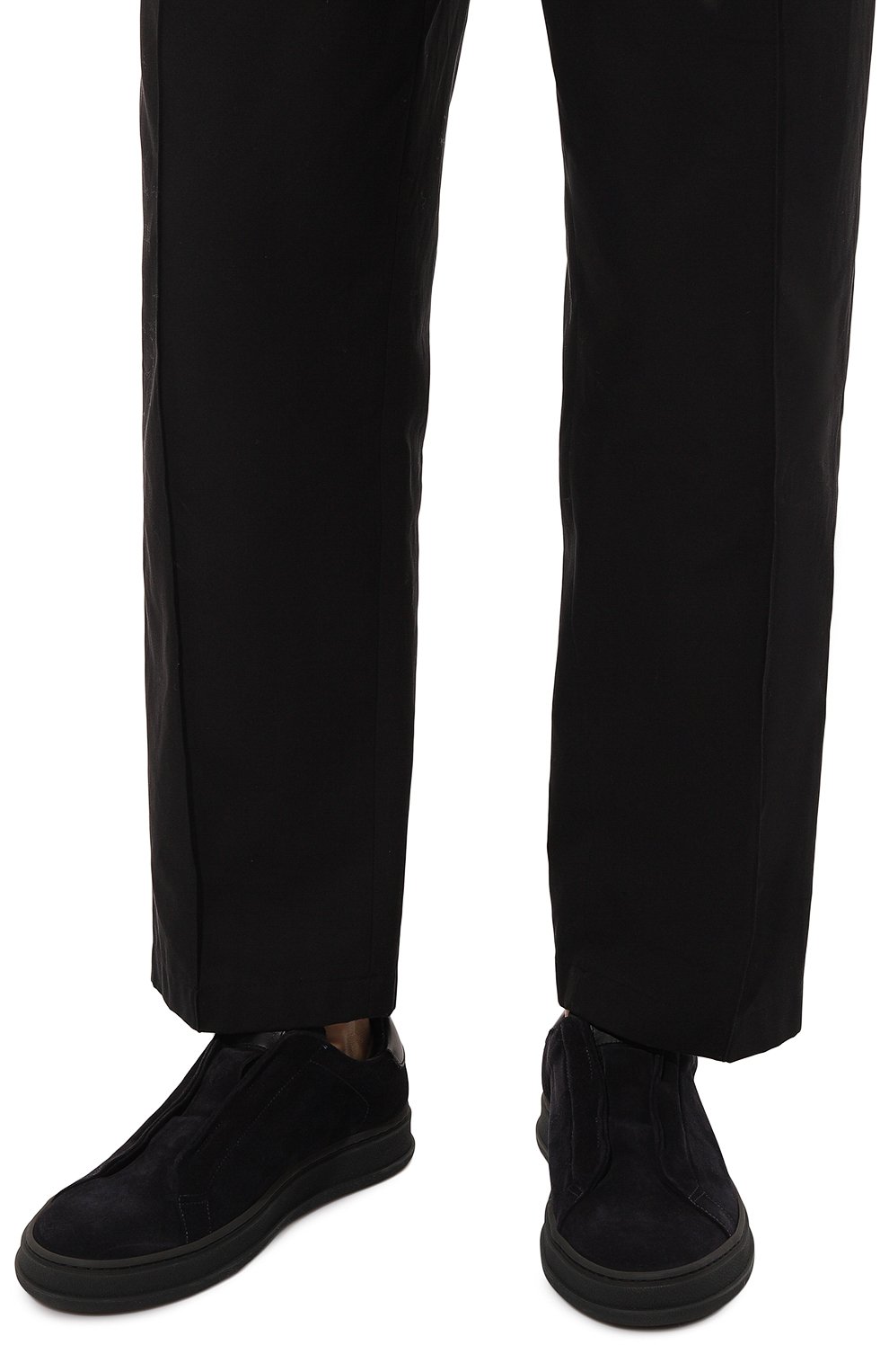 Замшевые кеды KITON, арт. USSA203N0110502, фото 3