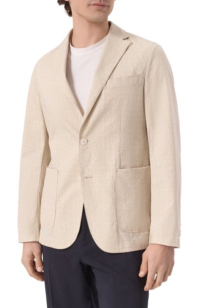 Однобортный пиджак BOSS, арт. 50539492, фото 4