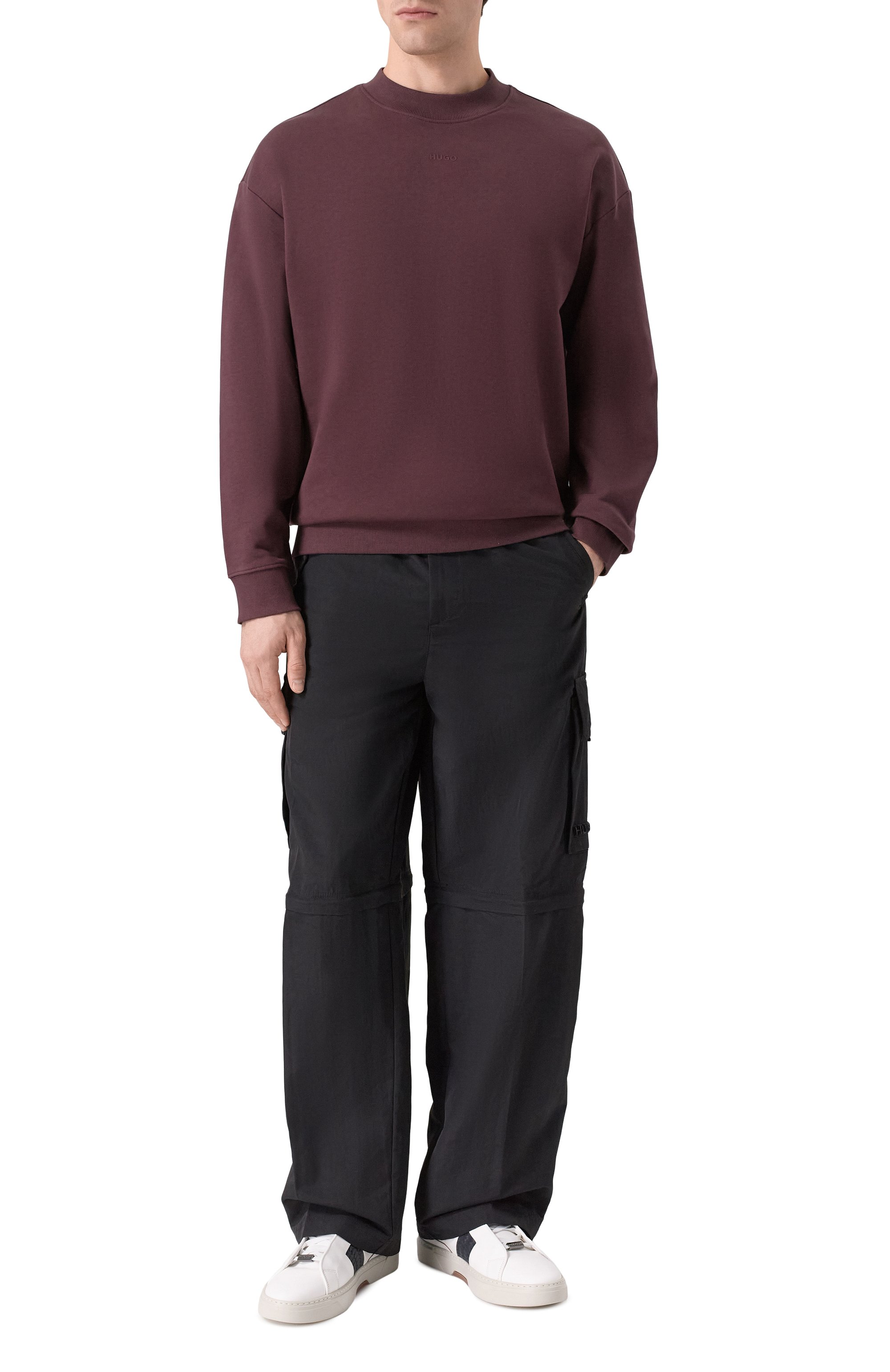 Кожаные кеды gary BOSS, арт. 50555667, фото 2