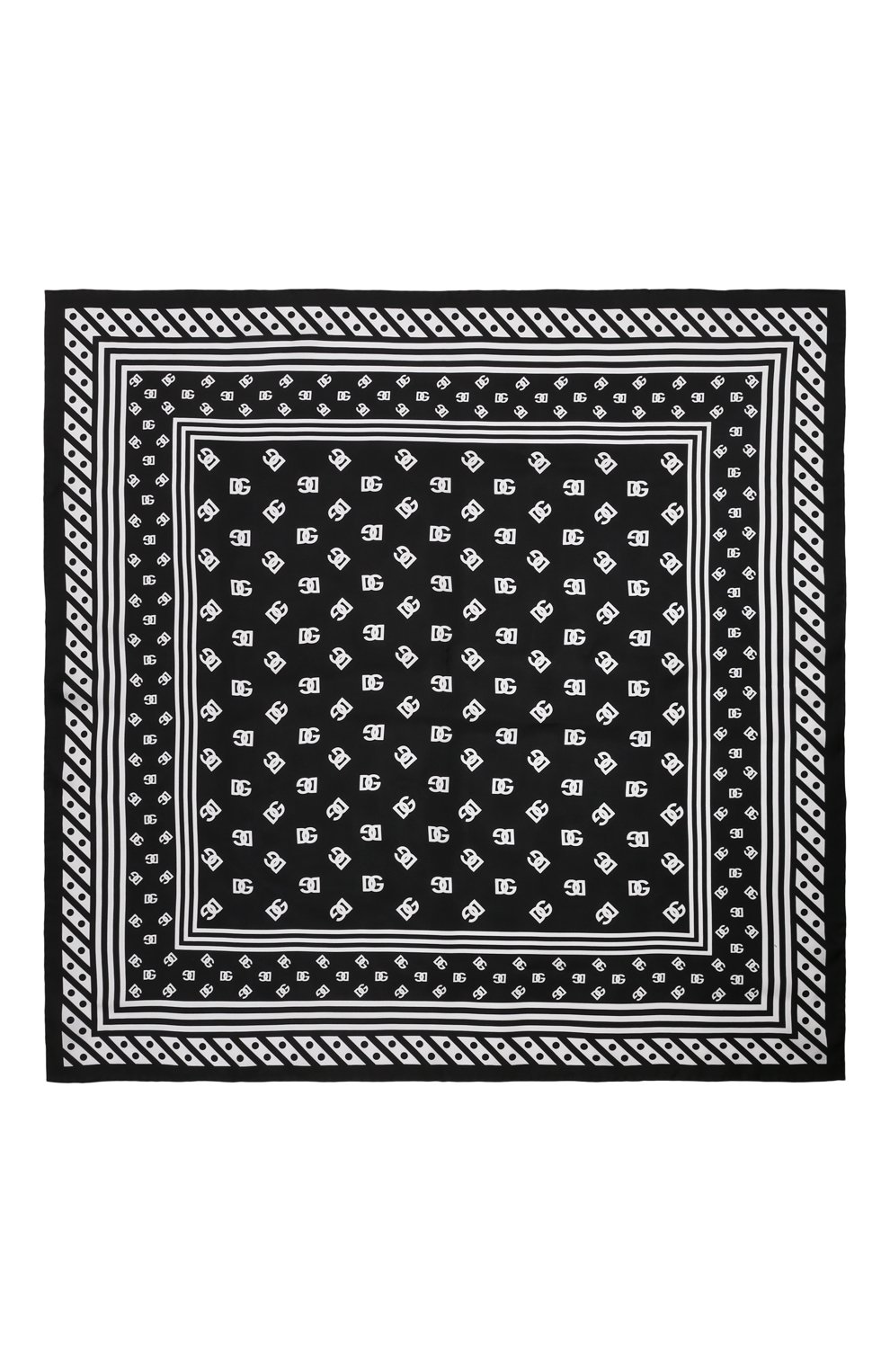 Шелковый платок DOLCE & GABBANA, арт. FN090R/GDB7Z, фото 4