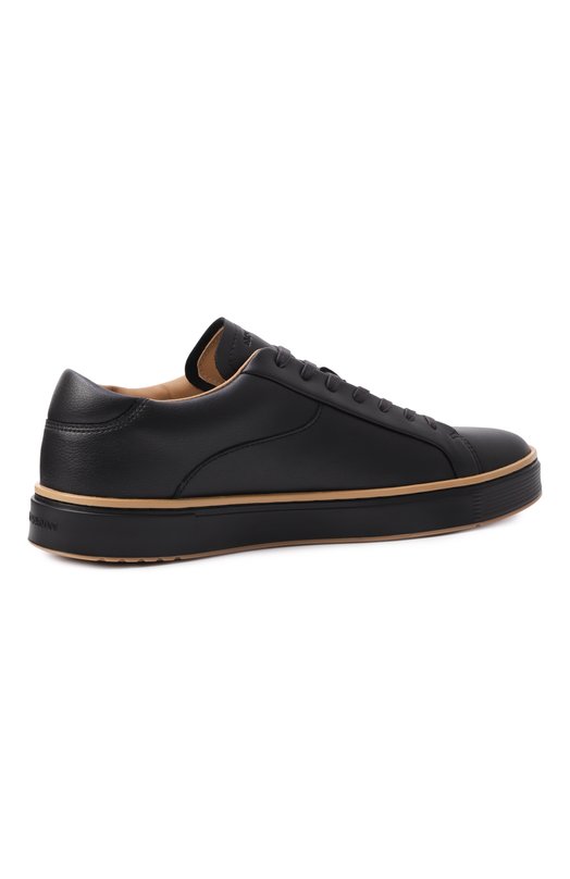 Кожаные кеды Emporio Armani EM003081/AF18228 Чёрный  EM003081/AF18228 Фото 5