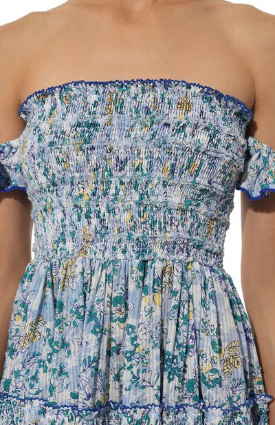 Хлопковое платье POUPETTE ST BARTH, а�рт. WAUH24N0SYU, фото 5