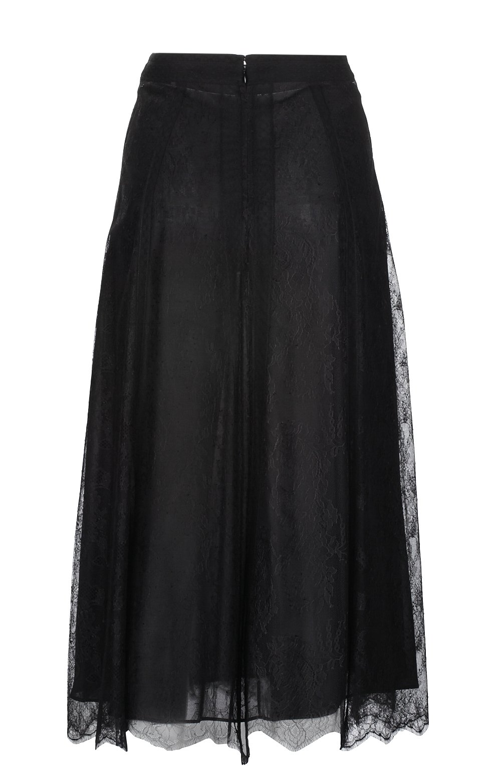 Юбка VALENTINO черного цвета по цене 529000 руб., арт. KB3RA175/1E2, фото 2 Юбка VALENTINO, арт. KB3RA175/1E2, фото 2