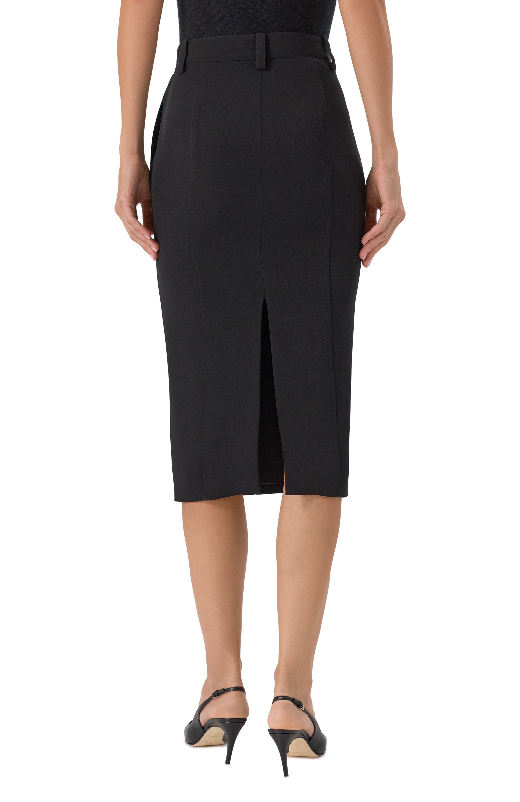 Шелковая юбка MVST черного цвета по цене 179500 руб., арт. M25.1PW.S004, фото 4 Шелковая юбка MVST, арт. M25.1PW.S004, фото 4