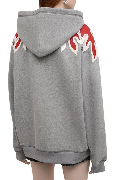 Хлопковая толстовка MIU MIU, арт. MJL788-1ZPA-F0031, фото 4