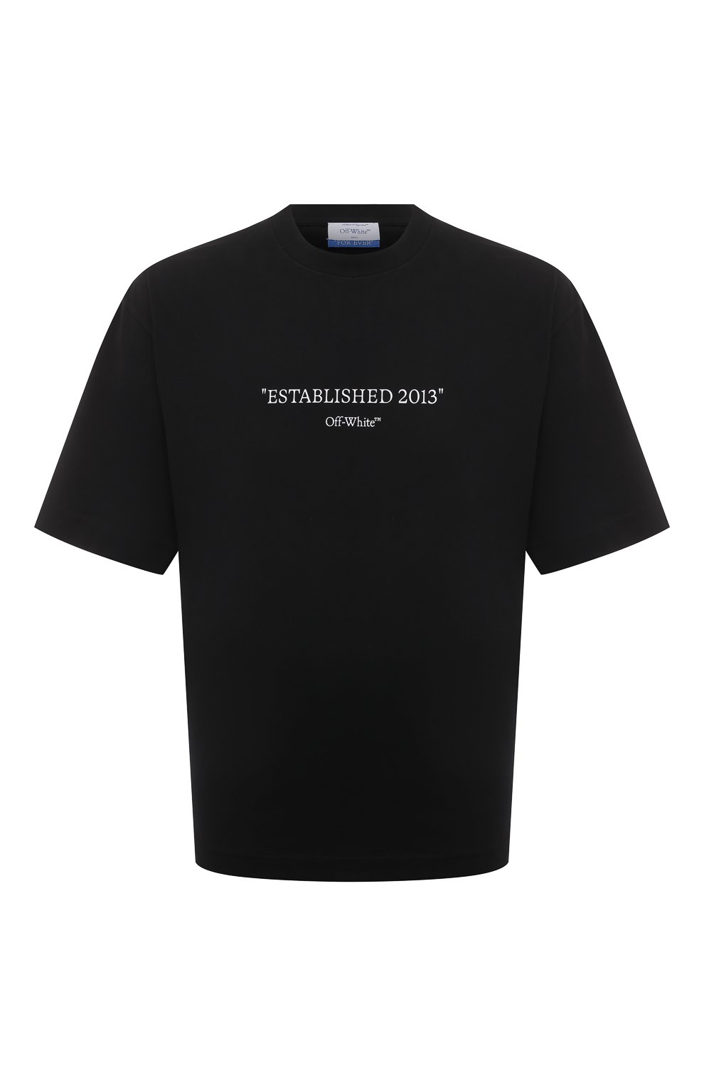 Хлопковая футболка OFF-WHITE, арт. 0MAA120C99JER009, фото 1