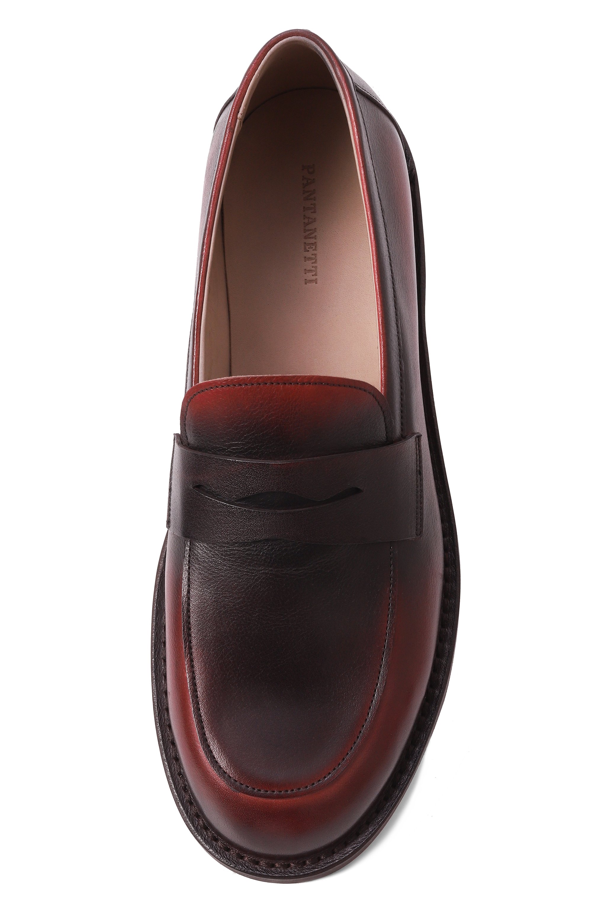 Кожаные пенни-лоферы PANTANETTI, арт. 18546F, фото 6