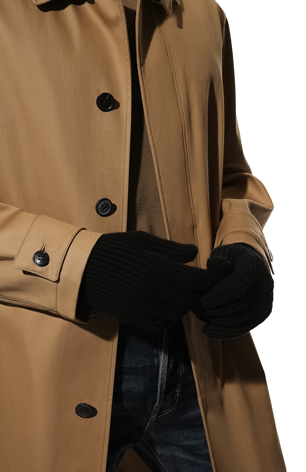 Кашемировые перчатки GIORGIO ARMANI, арт. 744141/1A200, фото 2