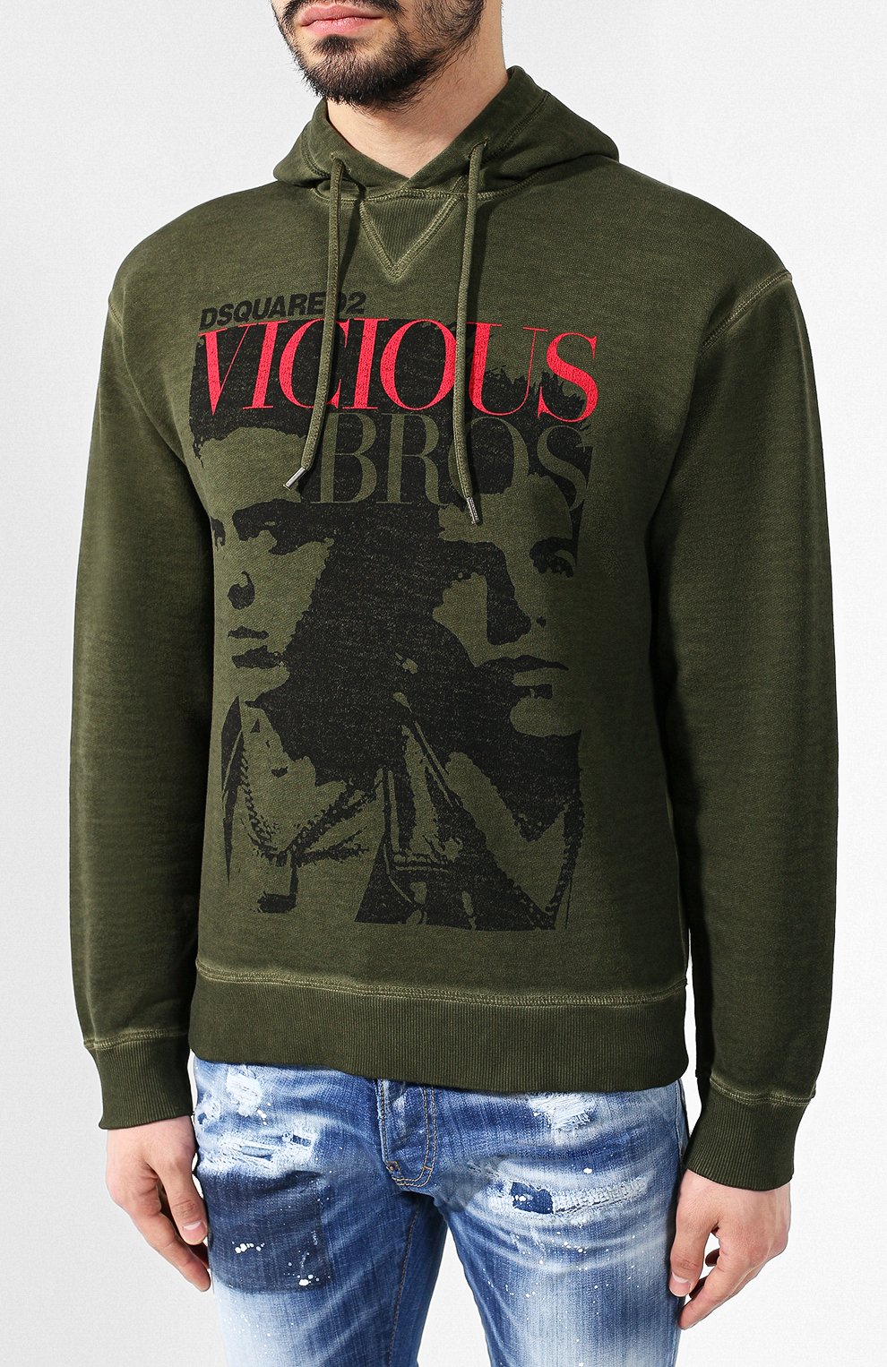 Хлопковое худи DSQUARED2, арт. S74GU0298/S25030, фото 3