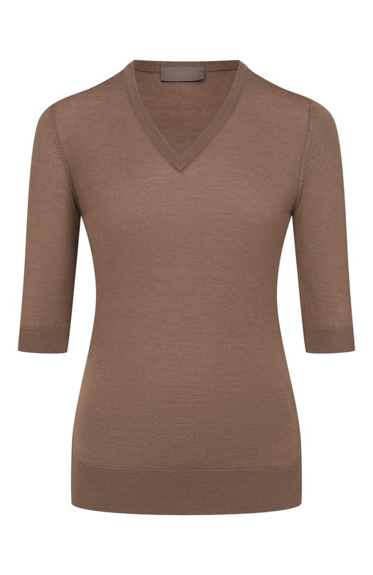 Пуловер из кашемира и шелка MVST M26.CSW.K413/JAIPUR Коричневый M26.CSW.K413/JAIPUR