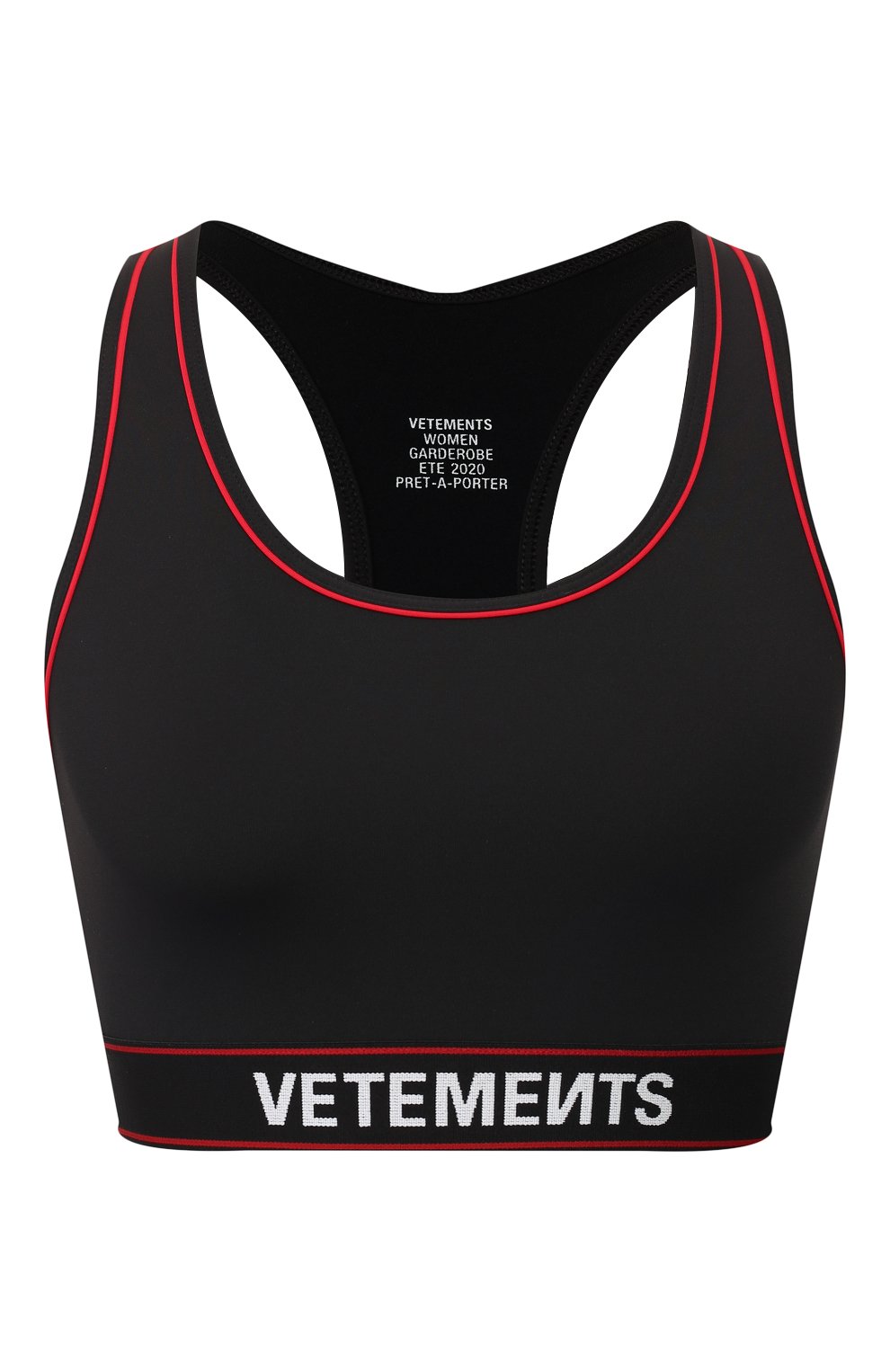 Топ VETEMENTS, арт. SS20TR350 1350/W/BLACK, фото 1