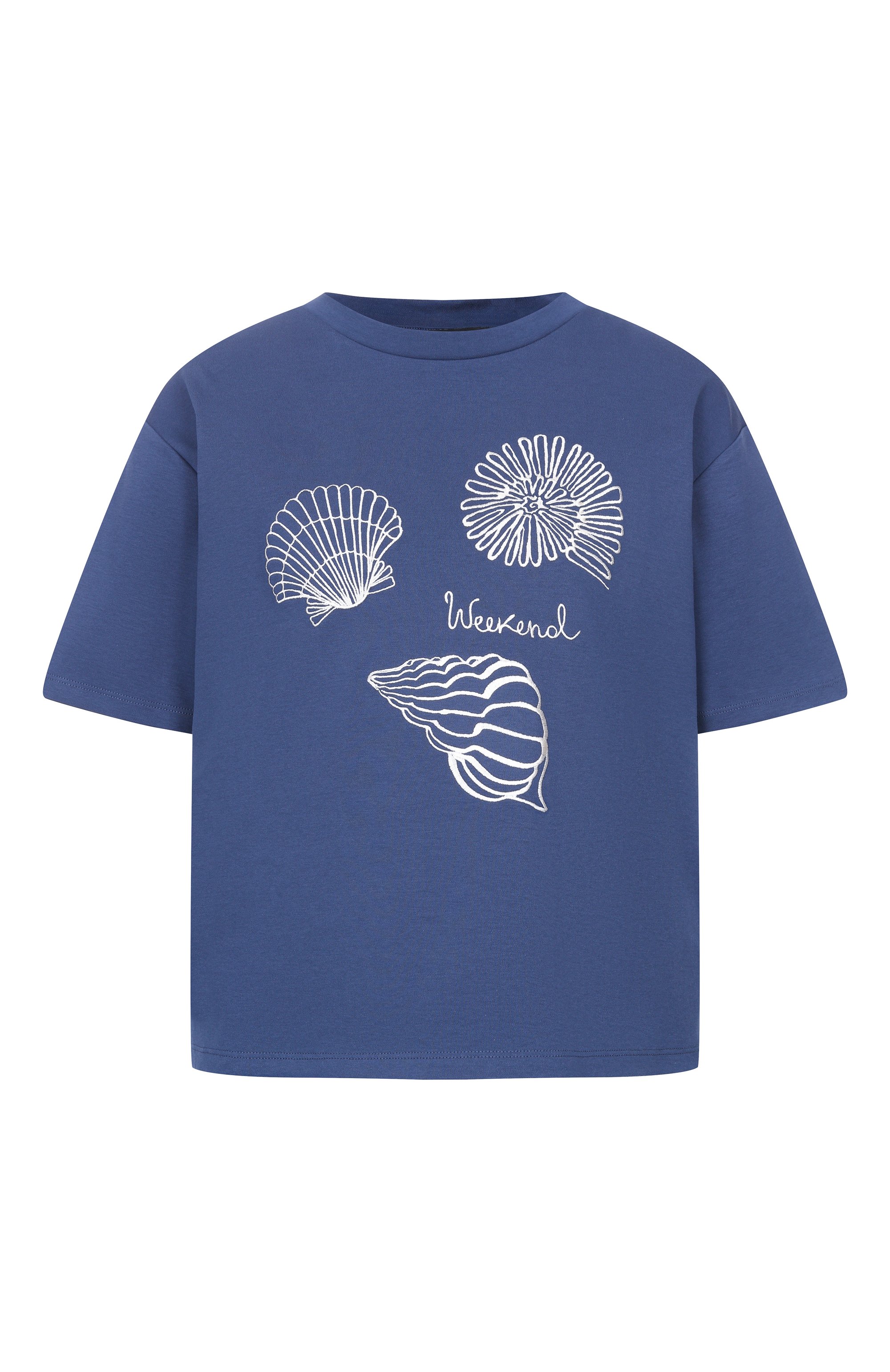 Хлопковая футболка WEEKEND MAX MARA, арт. WKDSABAT0, фото 1