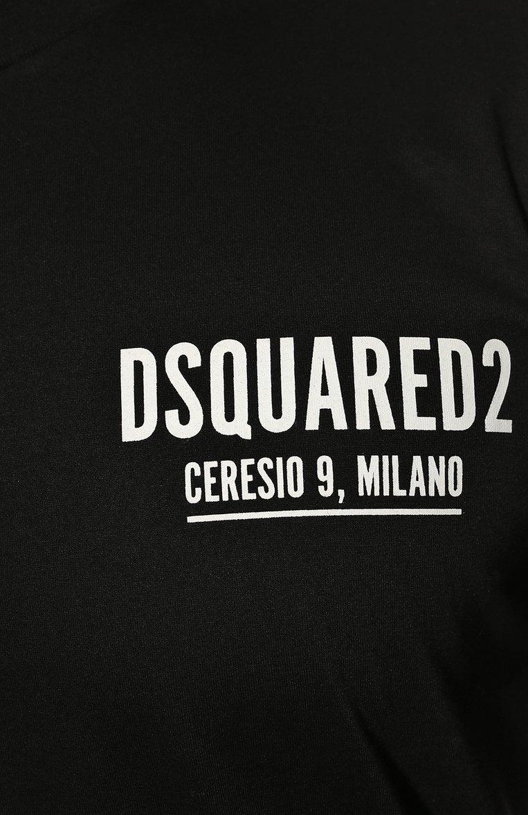 Мужская хлопковая футболка DSQUARED2 черного цвета, арт. S71GD1116/S23009 | Фото 5 (Рукава: Короткие; Региональные ограничения белый список (Axapta Mercury): Не проставлено; Длина (для топов): Стандартные; Стили: Гранж; Принт: С принтом; Материал сплава: Проставлено; Нос: Не проставлено; Материал внешний: Хлопок; Драгоценные камни: Проставлено; Размерность: Маломерит)