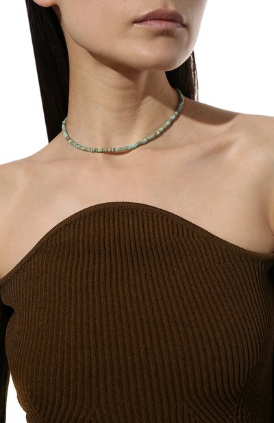 Колье ANNI LU зеленого цвета по цене 19450 руб., арт. 212-20-28, фото 2 Колье ANNI LU, арт. 212-20-28, фото 2