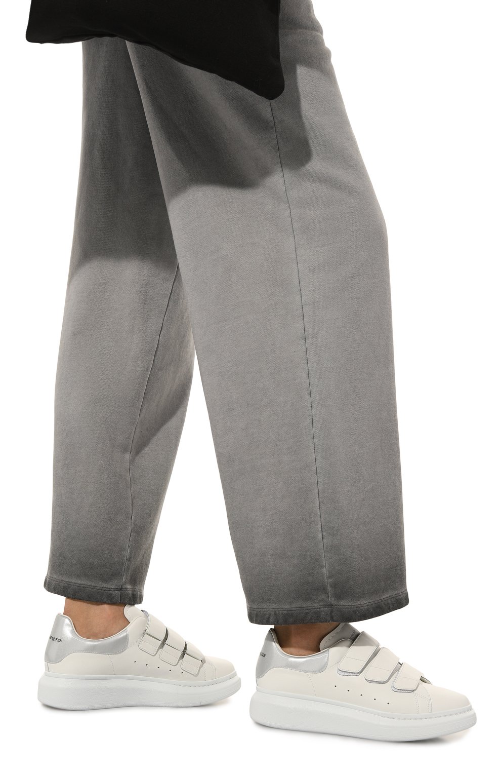 Кожаные кеды oversized ALEXANDER MCQUEEN, арт. 721411/WICGI, фото 3