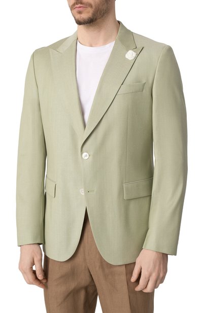 Пиджак из шерсти и вискозы BOSS, арт. 50540709, фото 4